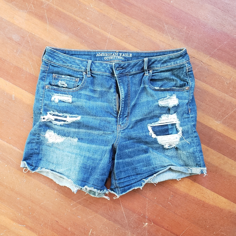High rise shorts